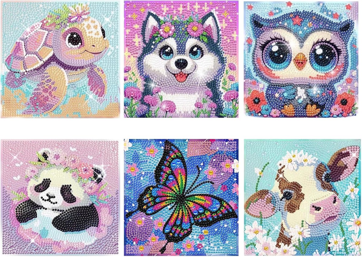 SZSMW Diamond painting for girls, diamond painting for children, diamond painting animals, perfect for decorating your - ShopVlot