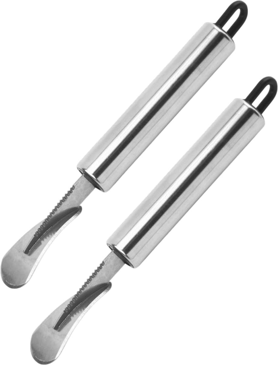 Grapefruit Knife, Stainless Steel Curved Grapefruit Knife, Kitchen Knife, Grapefruit Peeler Degrading Tools, Pack of 2 - ShopVlot