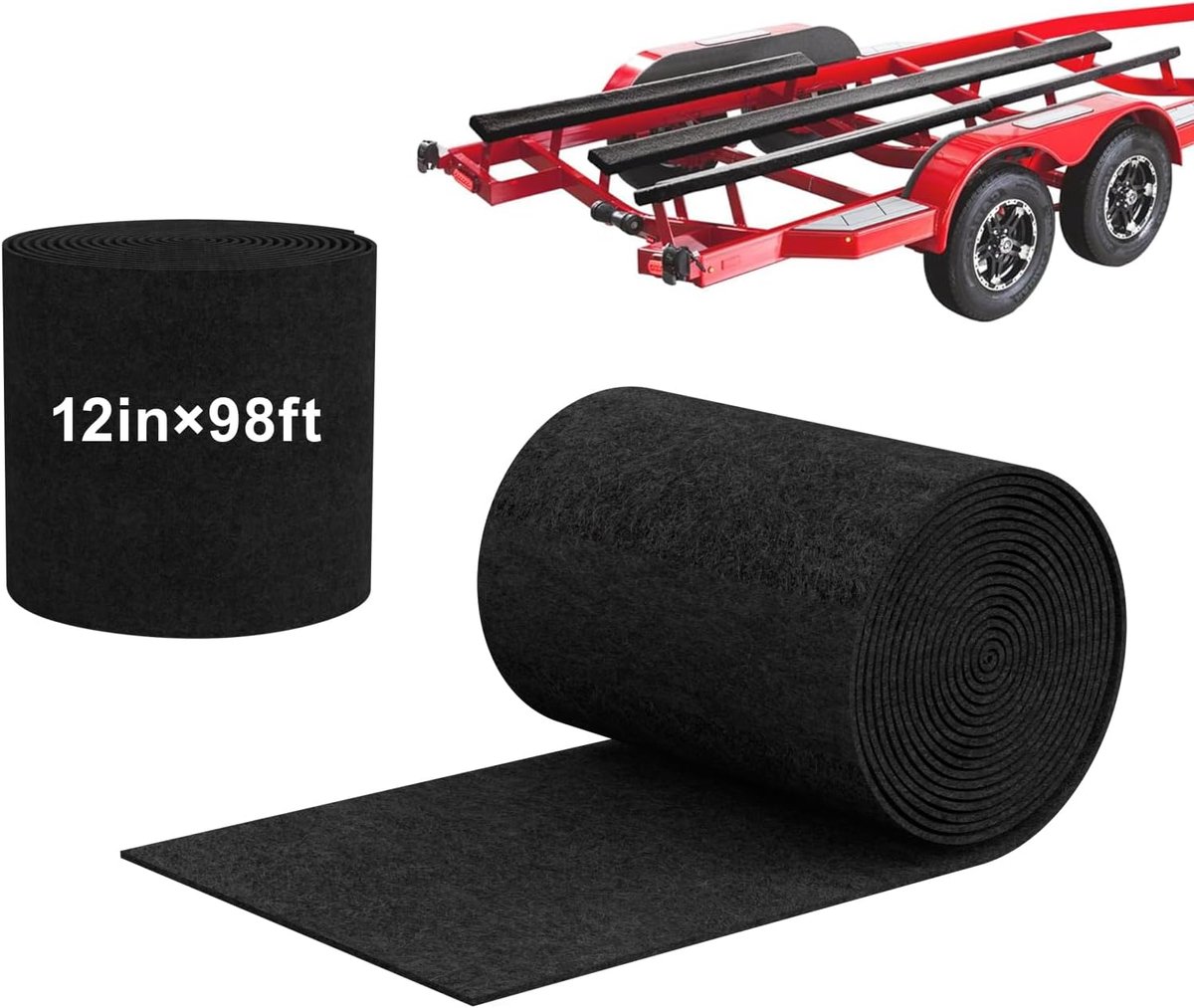 Boat Trailer Bunk Bed Roll 0.3 x 30 m 8 mm Extra Thick Marine Outdoor Carpet Trailer Boat Bunk Bed Cover Accessories - ShopVlot