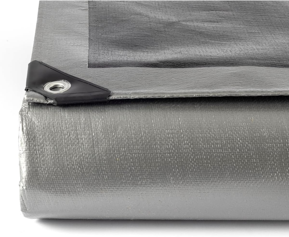 Tarpaulin 240 g/m² PE material, 2-in-1 summer and winter cover, solar tarpaulin, wood, car and boat tarpaulin - ShopVlot