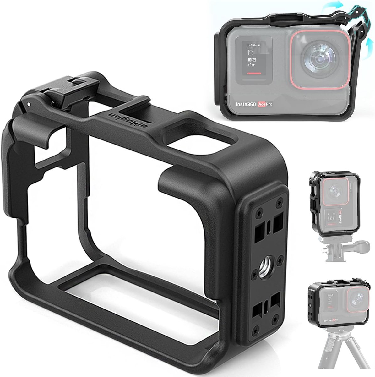 Protective frame bundle compatible with Insta360 Ace Pro 2 and Ace,xplorer grip kit protective cover frame accessories - ShopVlot