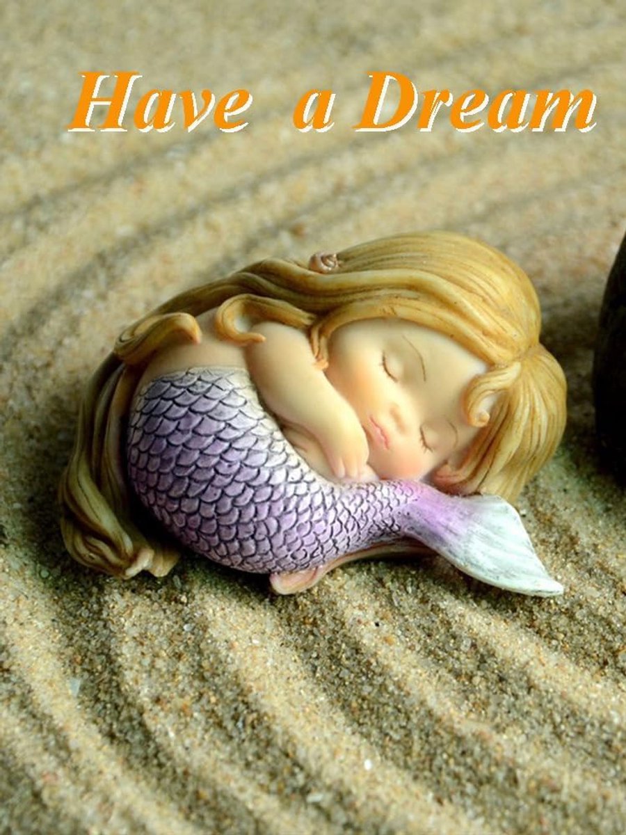 Miniature Fairy Garden Mermaid Figure - Peaceful Mermaid Statue - ShopVlot