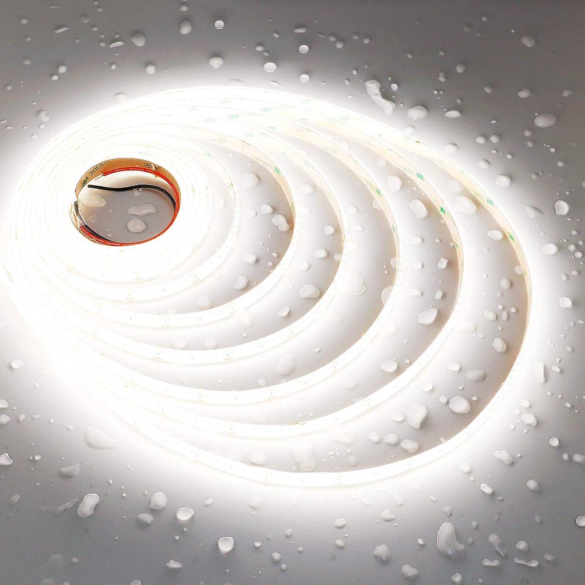 JOYLIT 5000 K LED Strip Waterproof 24 V 5 m 16000 lm White Extremely Glossy CRI 92 + 120 W CE UL PRO+ Industrial Level - ShopVlot