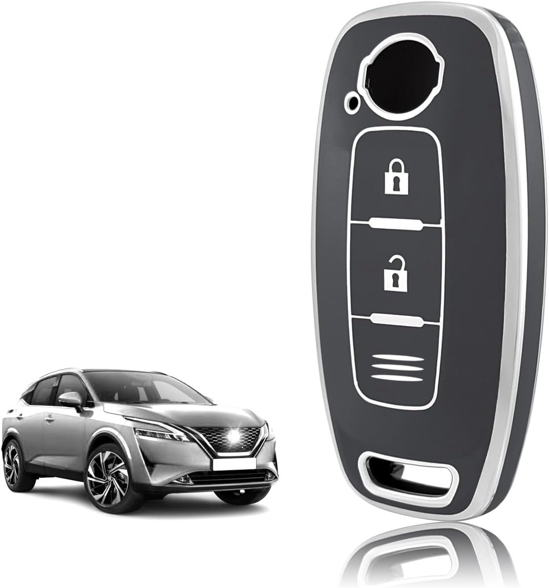 Key Case TPU, Car Key Cover Fit for Nissan Qashqai J12 Juke F16 X Trail T33 Airya B6 B8 B9 Micra Altima Teana Murano - ShopVlot