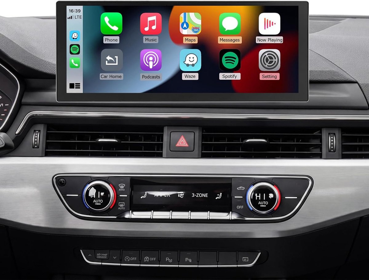 Road Top 10,25" Ultrasma CarPlay Scherm voor Audi A4 A5 met MIB 2016-2019 - ShopVlot