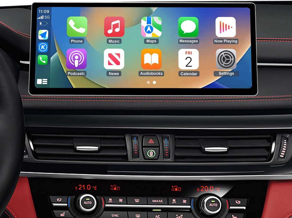 Road Top CarPlay Screen, 12.3 inch Car Radio Touch Screen for BMW X5 X6 Series F15/F16 with EVO System (2016-2019 - ShopVlot