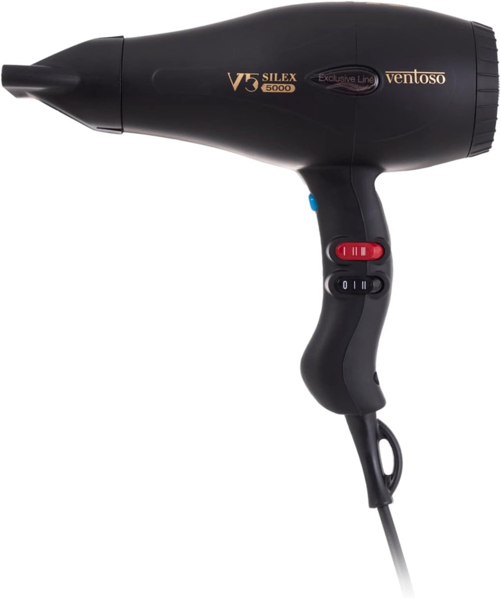 Ventoso V5 Exclusive Silk Touch Ionic Hair Dryer with Diffuser 2500 Watt - ShopVlot