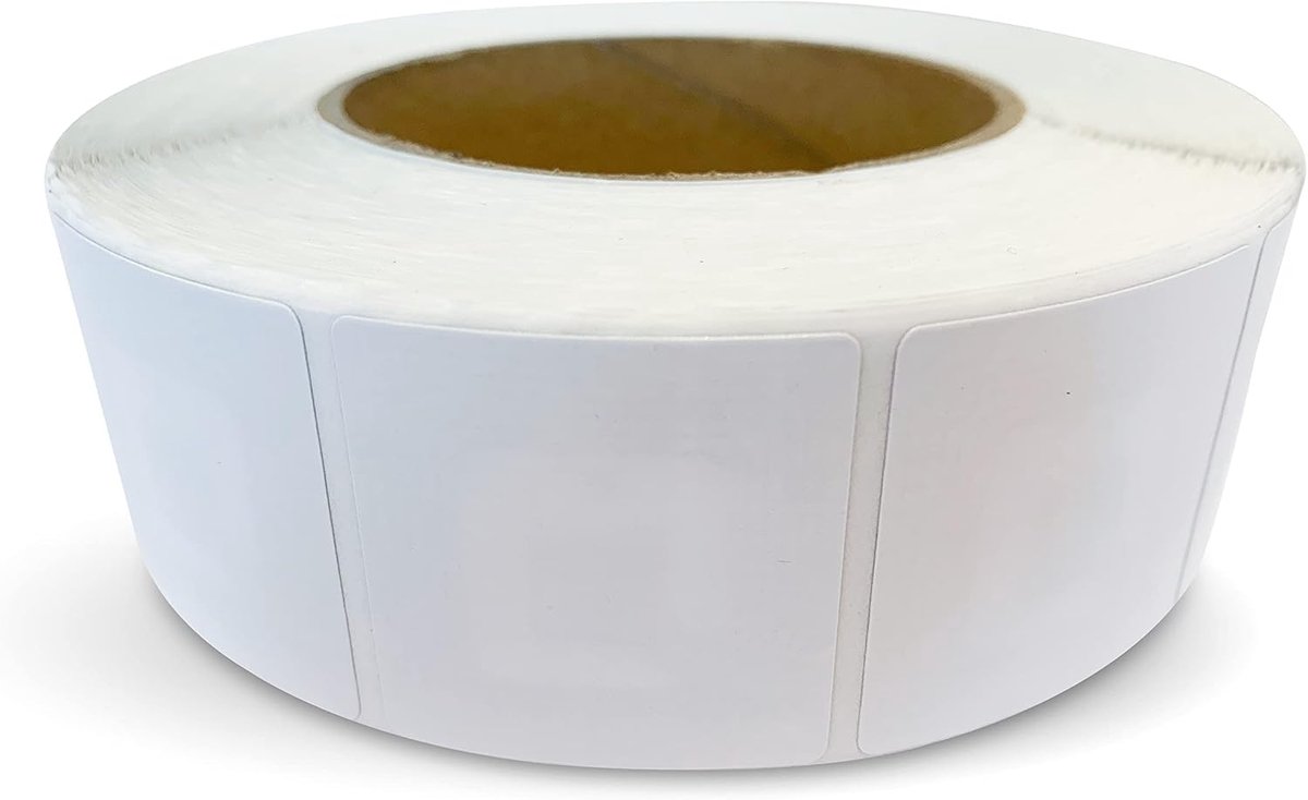 ShopControl Pack of 1000 Anti-Theft Labels, 4 cm x 4 cm, White, Radio Frequency 8.2 MHz, Warehouse Anti-Theft - ShopVlot