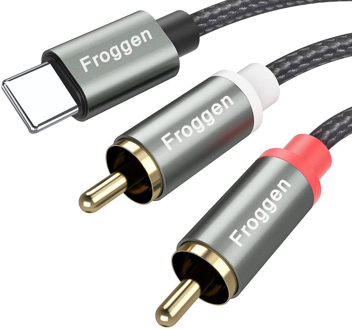 RCA Cable Audio Jack Plug, Stereo, Lighting, Male, 2 Cinch Plug, Compatible with Amplifier, Car Radio, HiFi System - ShopVlot
