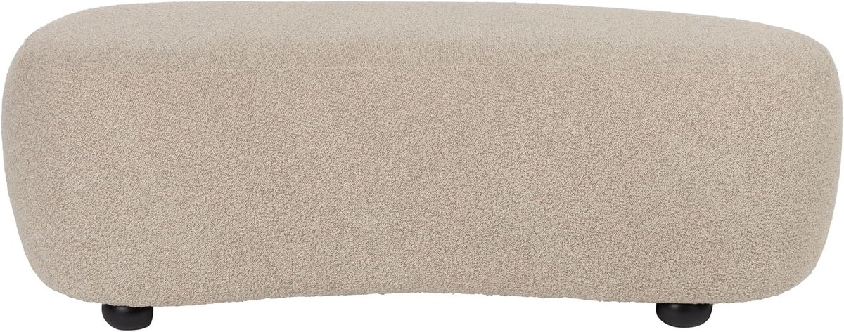 Noxx Hocker Teddy fabric Beige - ShopVlot