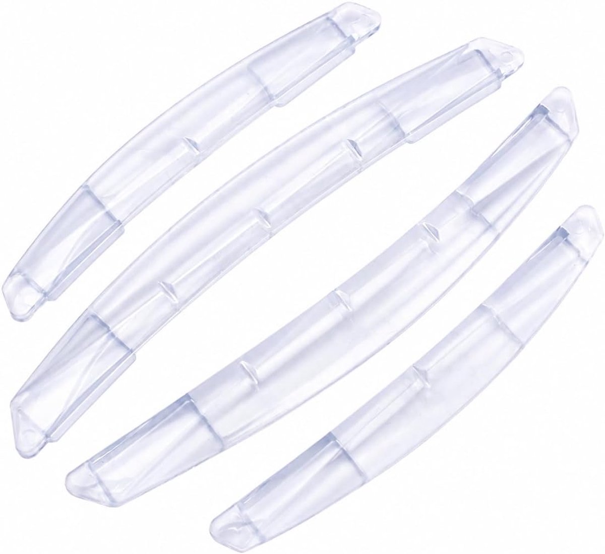 rubberen deurrandbeschermers 8 stuks - transparant pvc - zelfklevend - optimale bescherming tegen krassen - ShopVlot