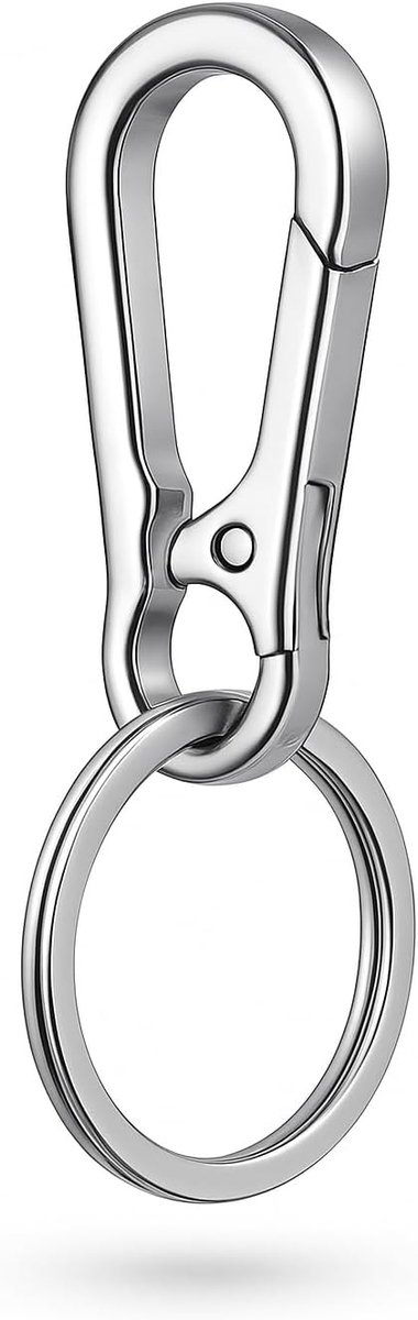 Carabiner set 4.5cm - metalen haak - anodiseerde afwerking - ideaal voor sleutels - ShopVlot