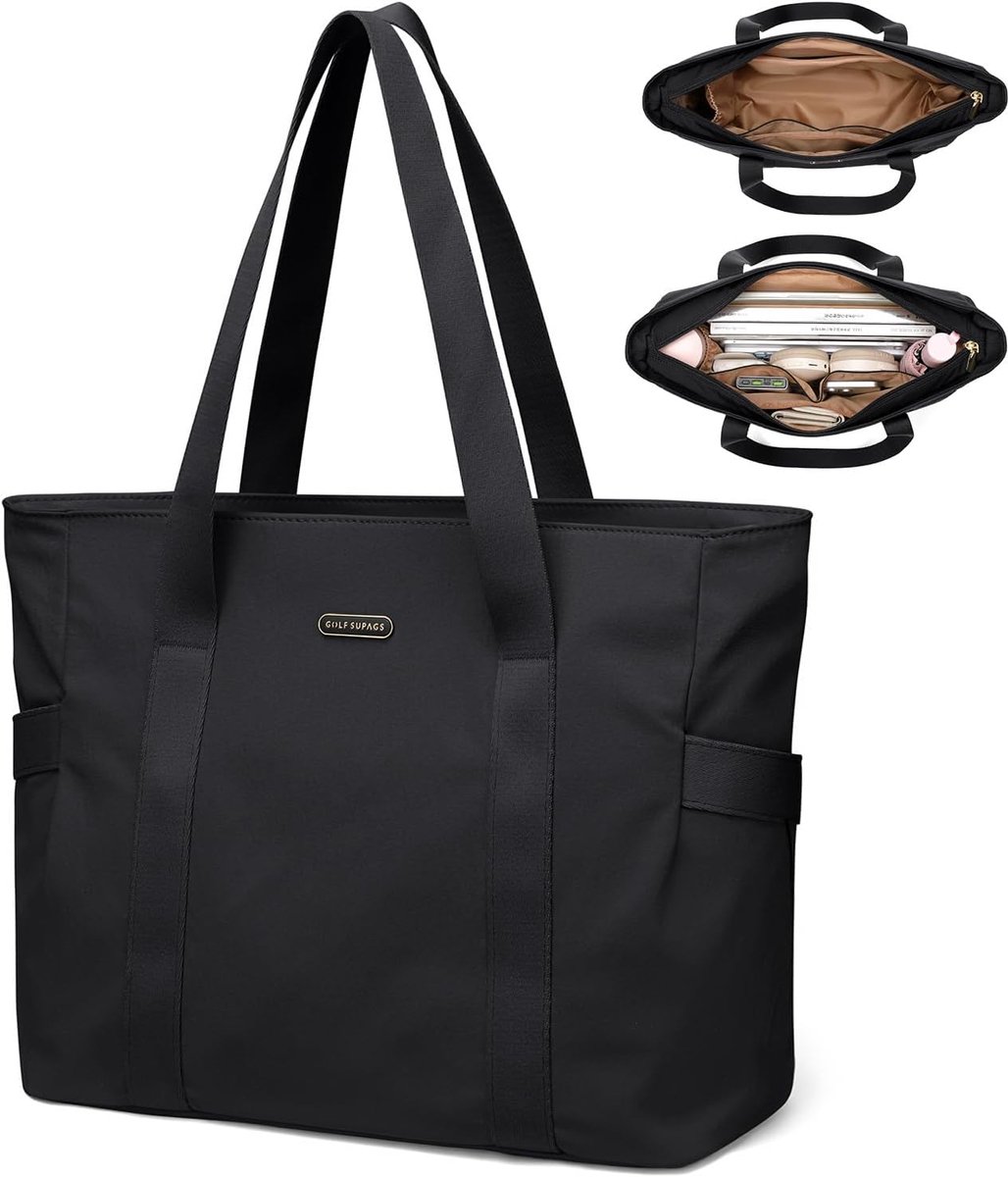 Handtas 14 Inch - Zwart - Multifunctionele Schoudertas - Ideaal voor Werk en School - ShopVlot