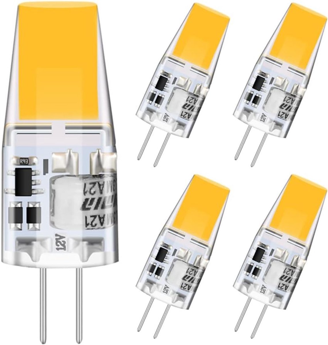 LED Lampen - Warm Wit - G4 - 3W LED Bulbs - Niet Dimbaar voor 12V Verlichting
