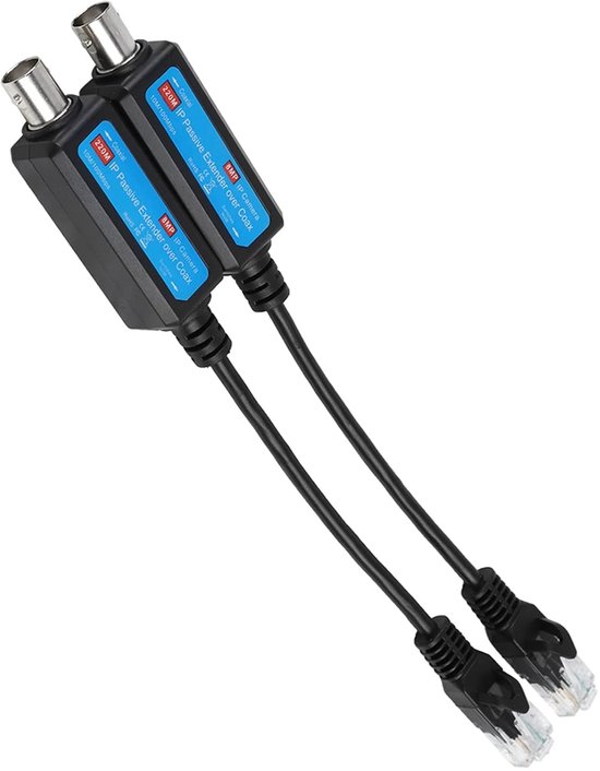 Ethernet over coax adapter - 10/100Mbps - 220 meter afstand - ideaal voor IP NVR camera - ShopVlot — afbeelding 4