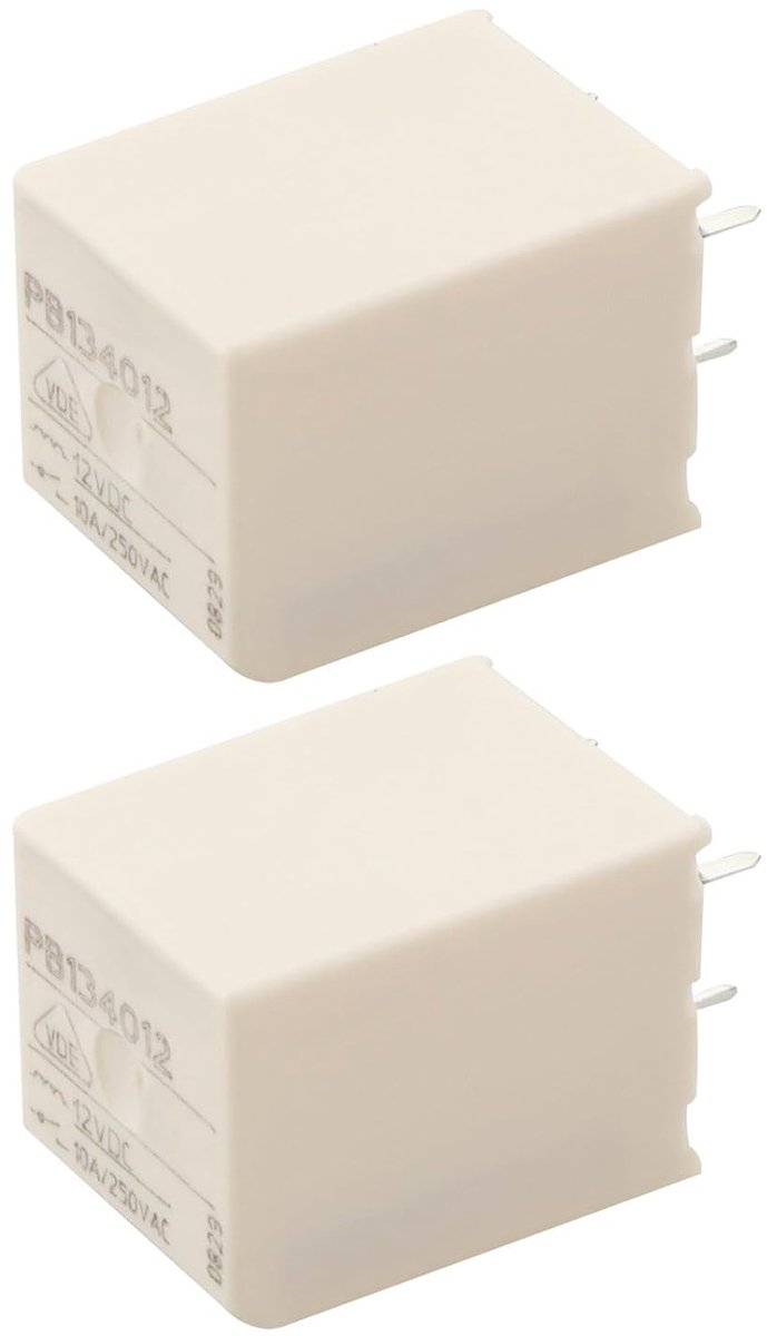 Mini relais 4 pins 10A - DC 12V - Betrouwbaar en duurzaam - Geschikt voor Miele - ShopVlot