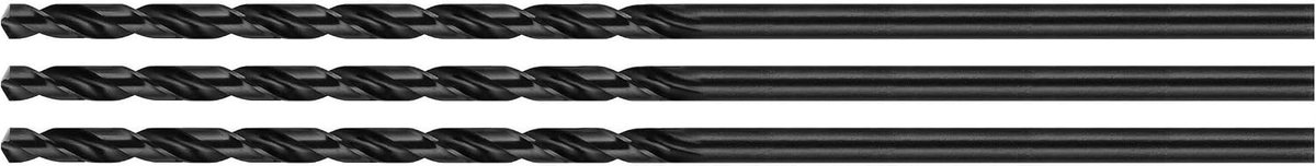 Metalen boor set 5x400mm - extra lang - 3 stuks - ideaal voor diep boren - ShopVlot