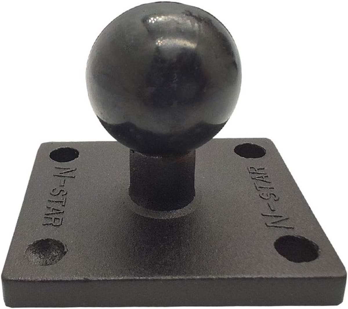 Alunum Square Mount Base with Ball Head for Ram Mount for Zumo Tom Square Navigation Fixed Ball Head Black - ShopVlot