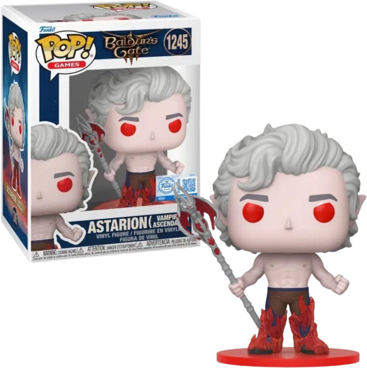 Funko POP! BALDUR'S GATE 3 1245 Astarion (Vampire Ascendant) EXCLUSIVE