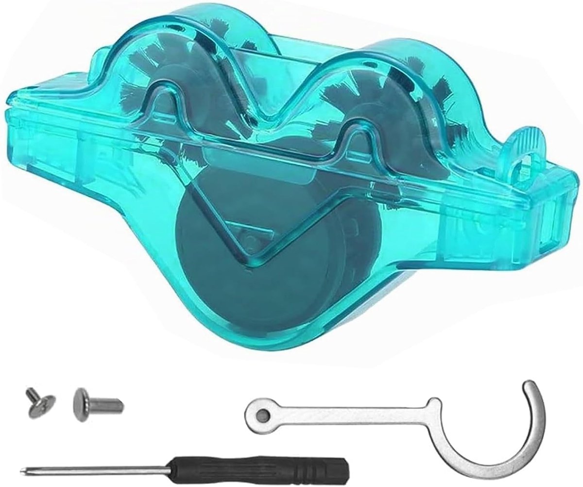 Fietskettingreinigingsset, rolborstels verwijderen olie en vuil, incl. accessoires zoals haken, schroevendraaier en - ShopVlot