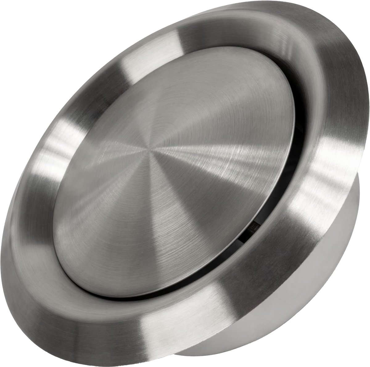 Vent Systems Ø 100 mm stainless steel exhaust - stainless steel - plate valve - ShopVlot