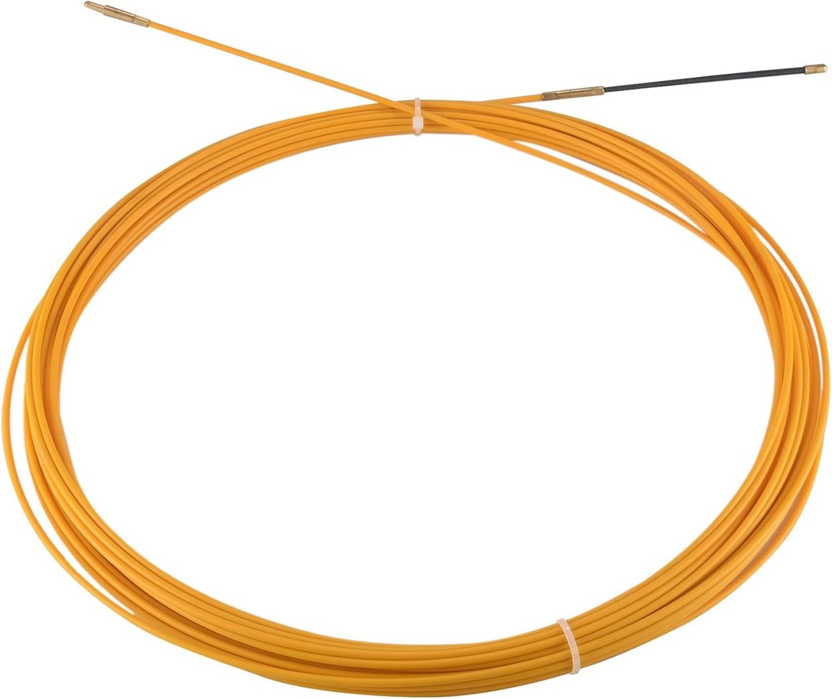 20m 3mm conductor fiber glass cable pressing puller tube hose rodder fishing belt wire - ShopVlot