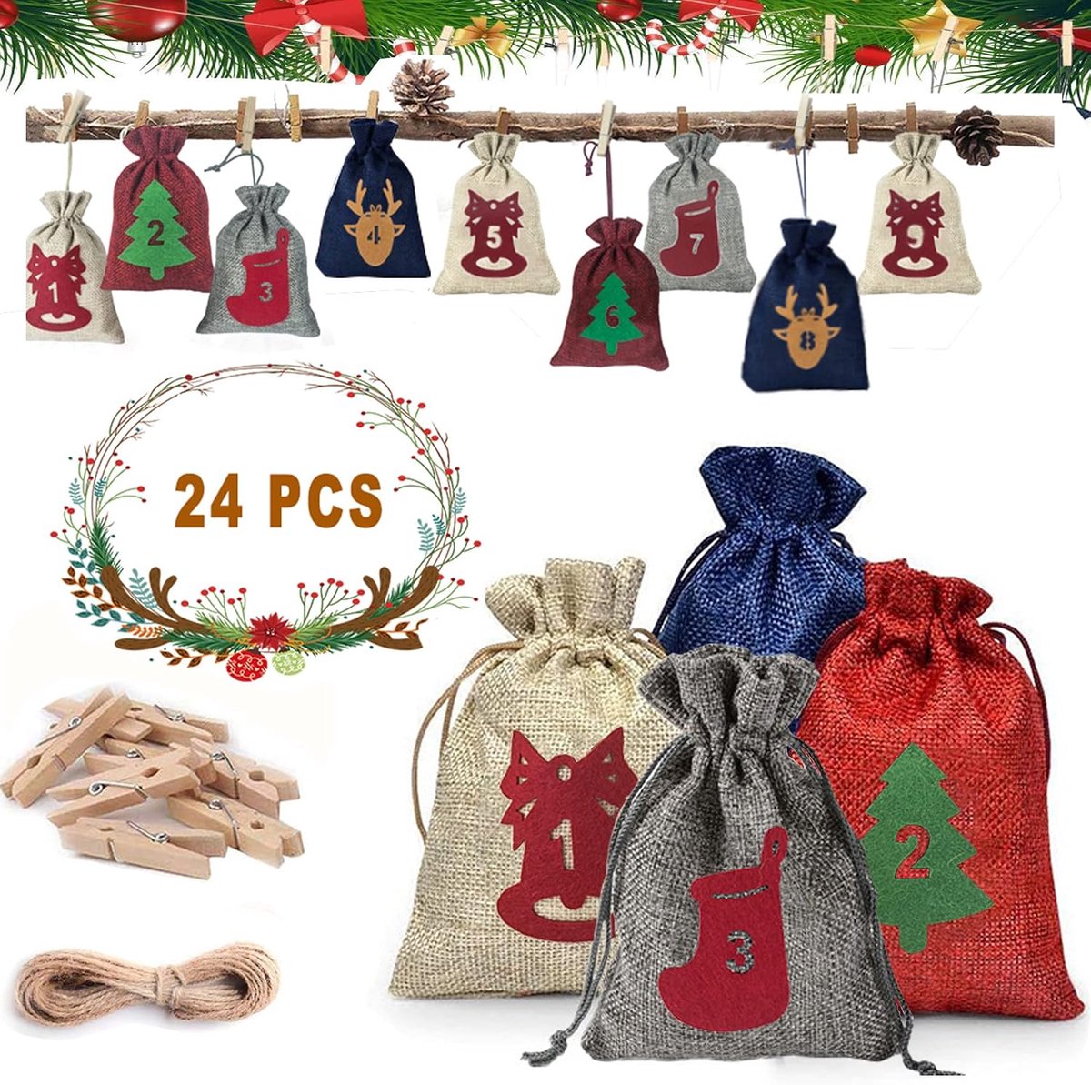 24 Advent calendars to fill, new - ShopVlot