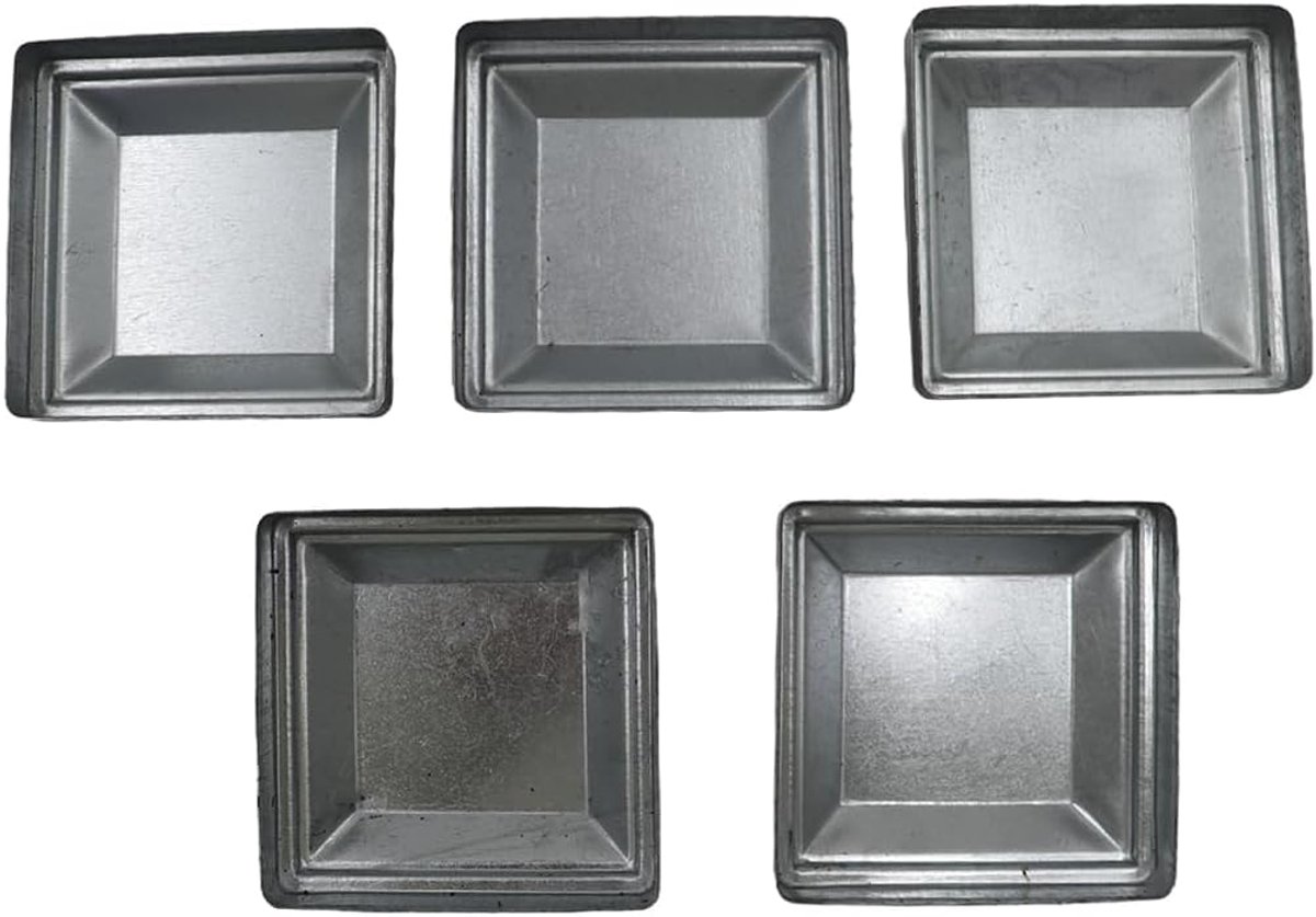 Post caps 8 x 8 cm - metalen postcovers - piramidevorm - weerbescherming voor houten palen - ShopVlot