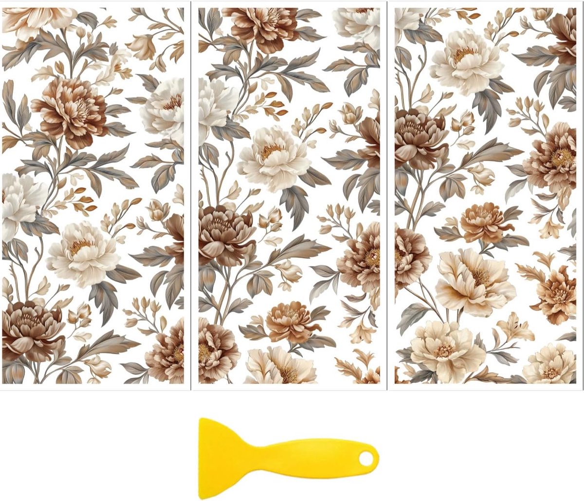 Rub-On Transfer Stickers - Vintage Bloemenpatroon - 15 x 30 cm - Waterdicht - Creëer een nieuwe stijl voor meubels - ShopVlot