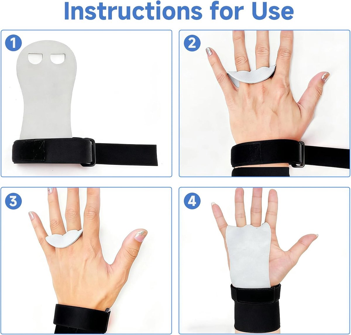 Leren turnhandschoenen met polsondersteuning - Echt leer - Optimale grip - Ideaal voor gymnastiek - ShopVlot