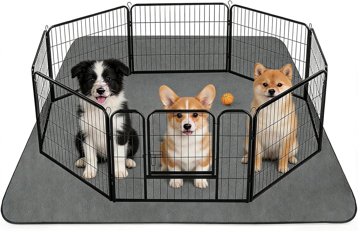 Incontinentieonderleggers set van 2 - wasbaar - waterdicht - ideaal voor honden en kleine dieren - ShopVlot