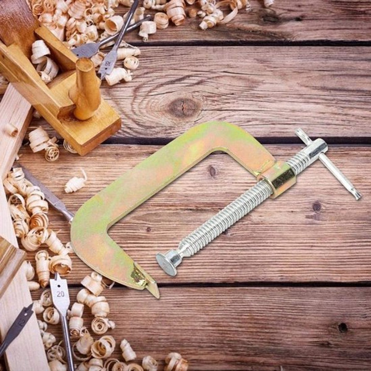 C-klem 5 inch - Universele Klem - Houtbewerkingsgereedschap - Lasklem - Houtklem - Handgreephouder