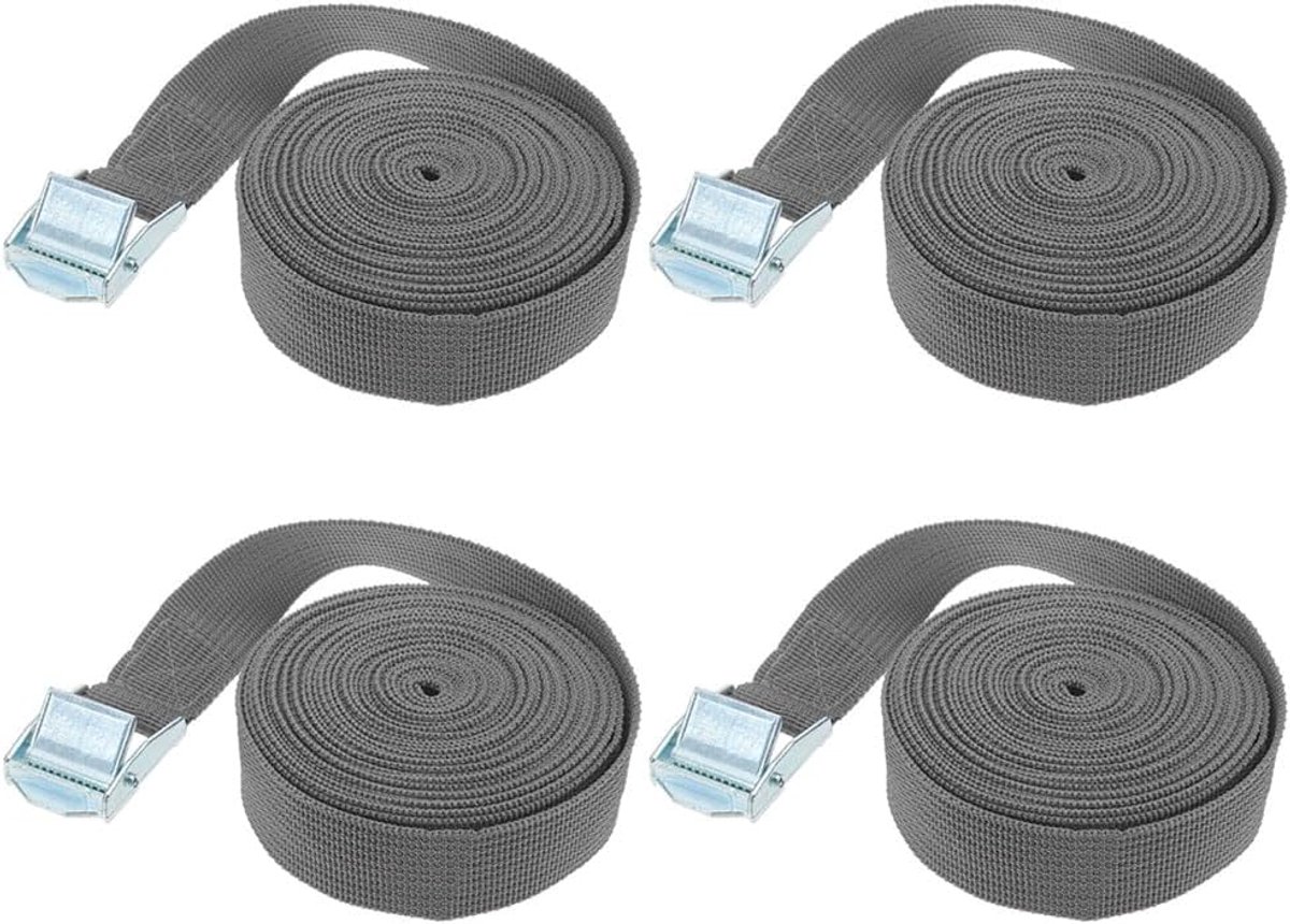 Ratchet tie down straps 3m x 25mm - verstelbare lashing straps - zinklegering gespen - ShopVlot