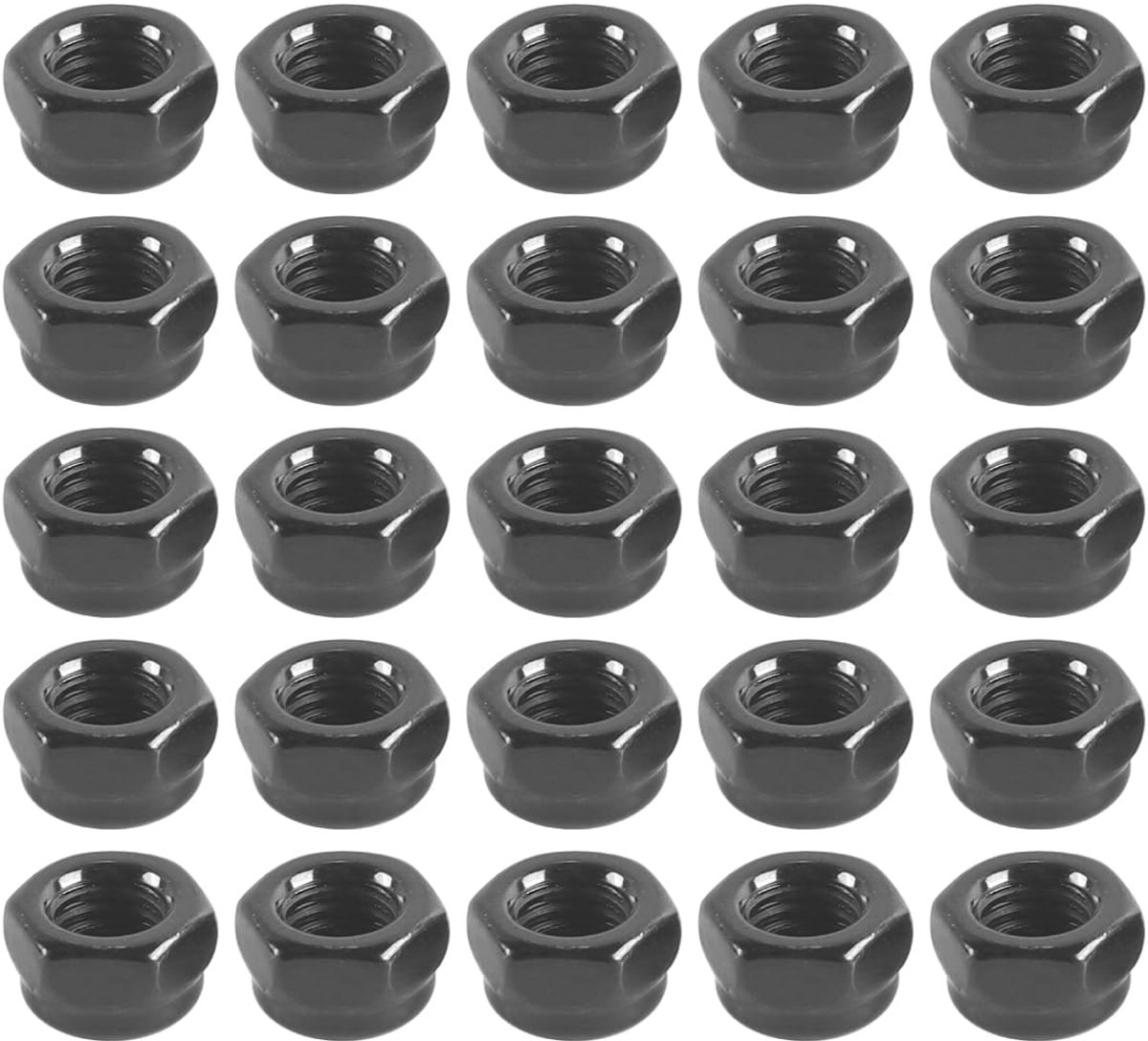 Zeskantige moeren M5 - Roestvrijstaal met nylon inzetstukken - 30 stuks - Voor bevestigen van bouten - ShopVlot
