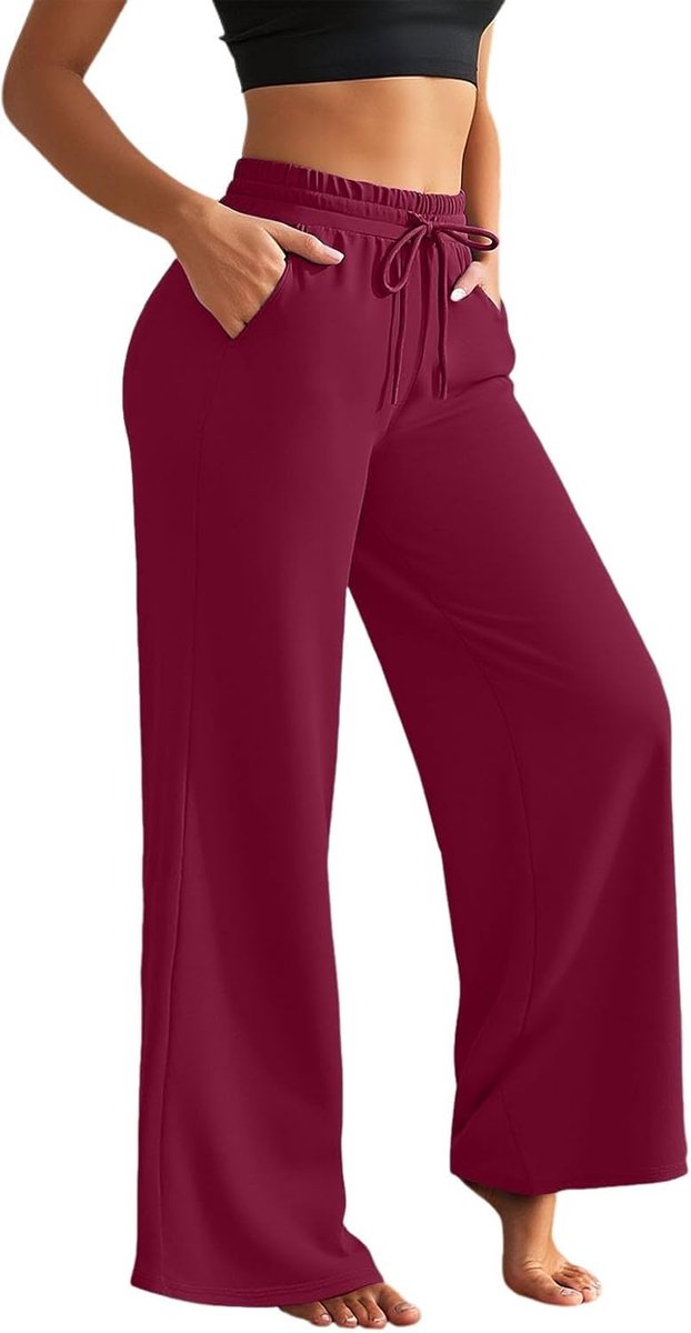 Vrijetijdsbroek dames - verstelbare taille - met zakken - ideaal voor sportactiviteiten - ShopVlot