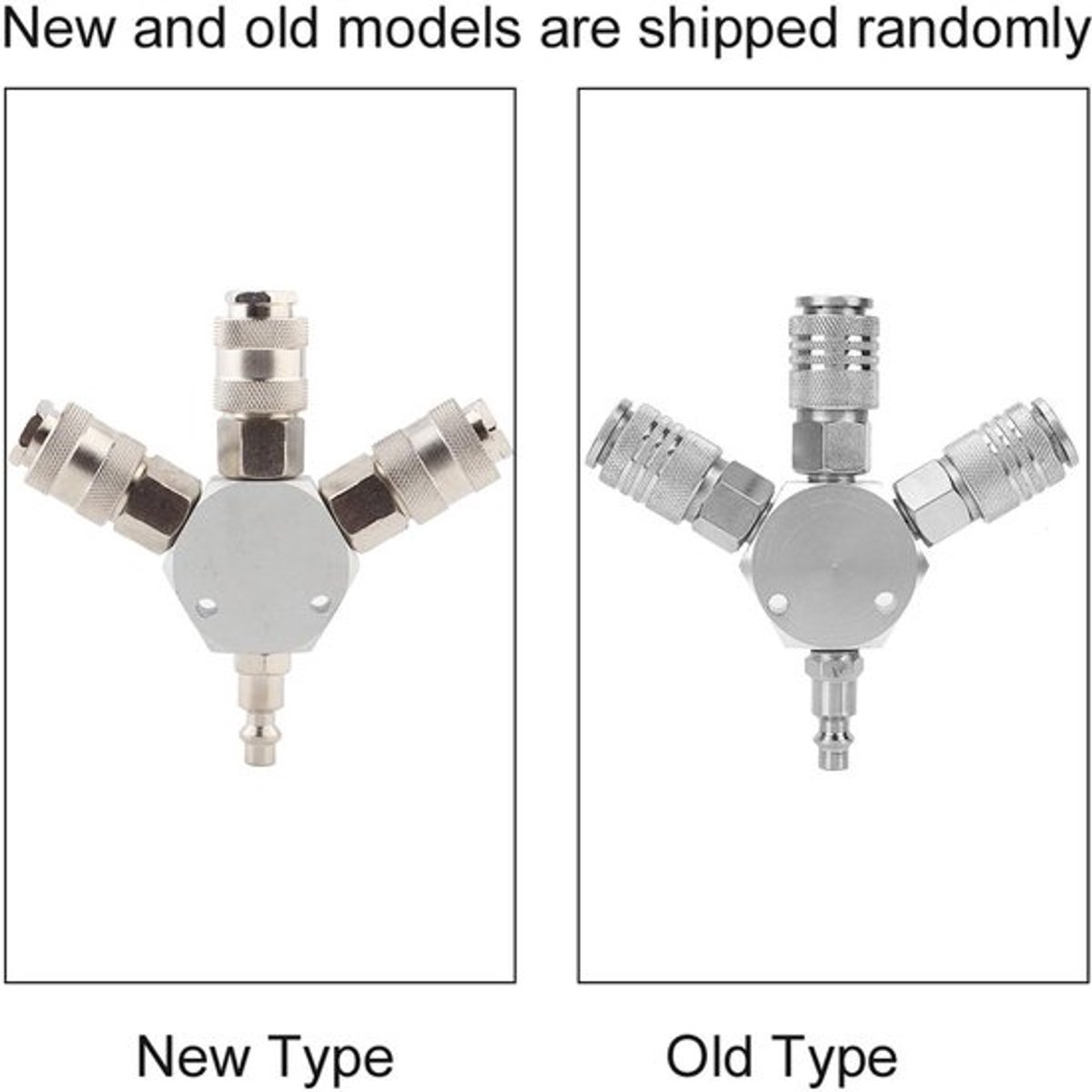 Pneumatische Slangverzamelaar - 3-Weg Slangverzamelaar - 1/4 F-NPT Connector - Voor Brandstof en Lucht - Water en Olie - Duurzaam en Betr...