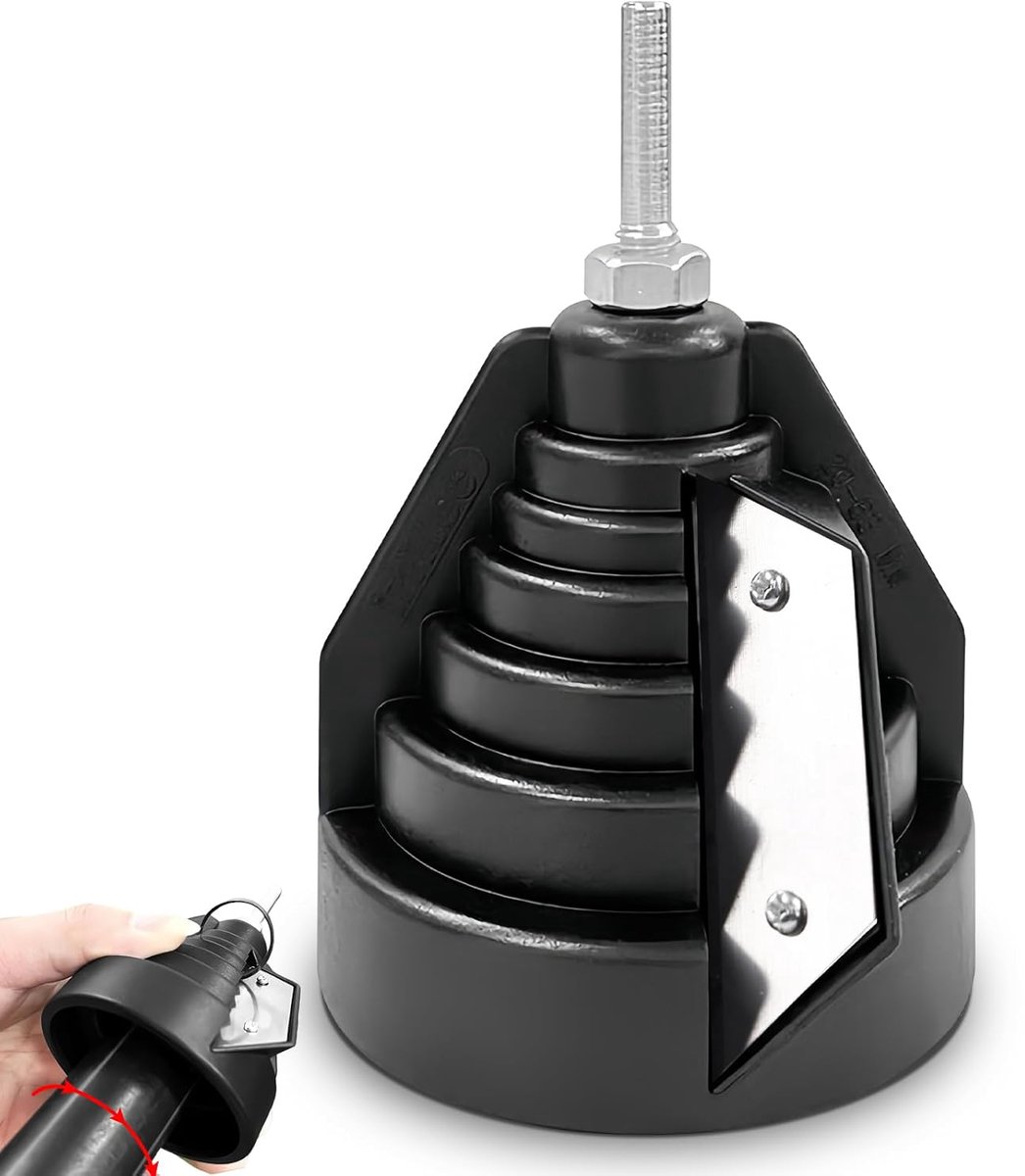 Plastic buisafschuin tool - hoge prestaties - stalen constructie - perfect voor PE en PVC buizen - ShopVlot
