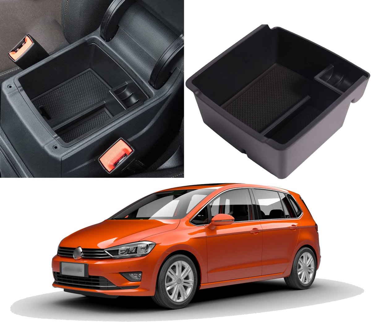 Solidchoice - Opbergdoos voor VW Golf SV Sportsvan 2016-2019