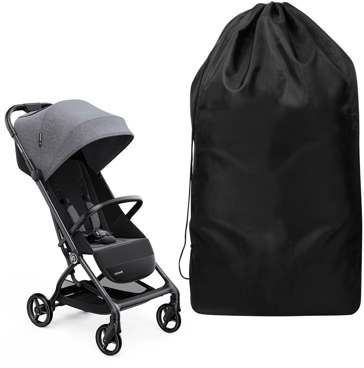 Solidchoice - Transporttas voor Kinderwagen met Zakken voor Vliegtuigreizen