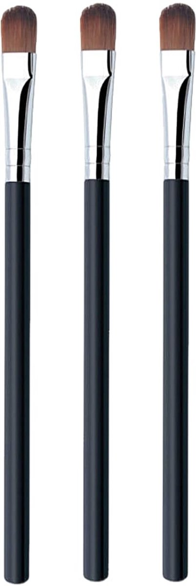Solidchoice - Set van 3 Oogschaduwkwasten voor Professioneel Gebruik