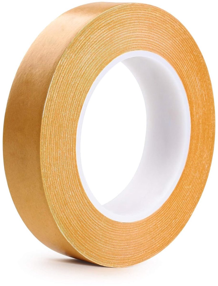 Solidchoice - Dubbelzijdig Plakband, 15 mm x 50 m, Sterk en Transparant