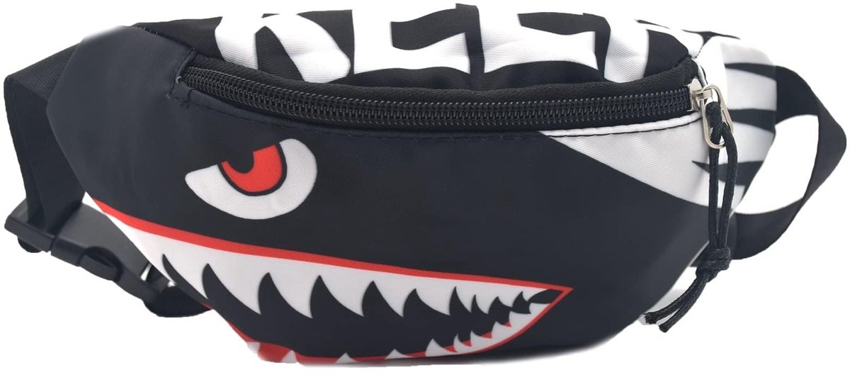 Solidchoice - Kindvriendelijke Fanny Pack met Haai Motief