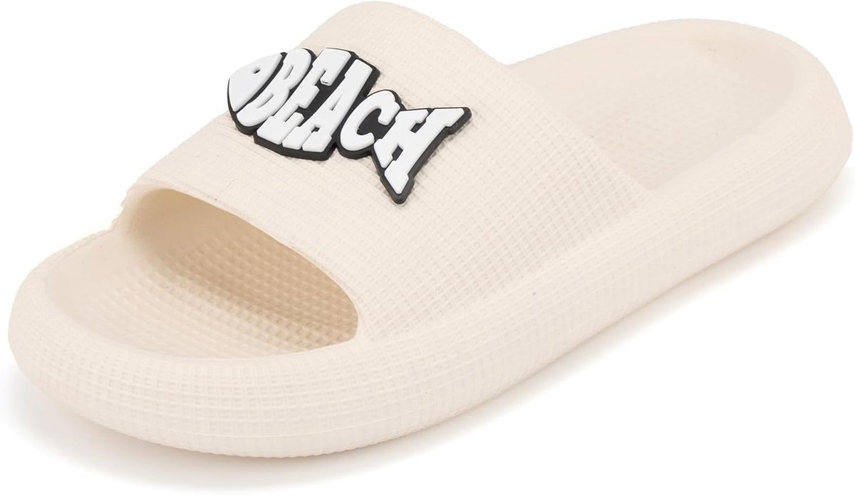 Damesslippers met dikke zool - robuuste zomerschoenen - antislip - ideaal voor het strand - ShopVlot