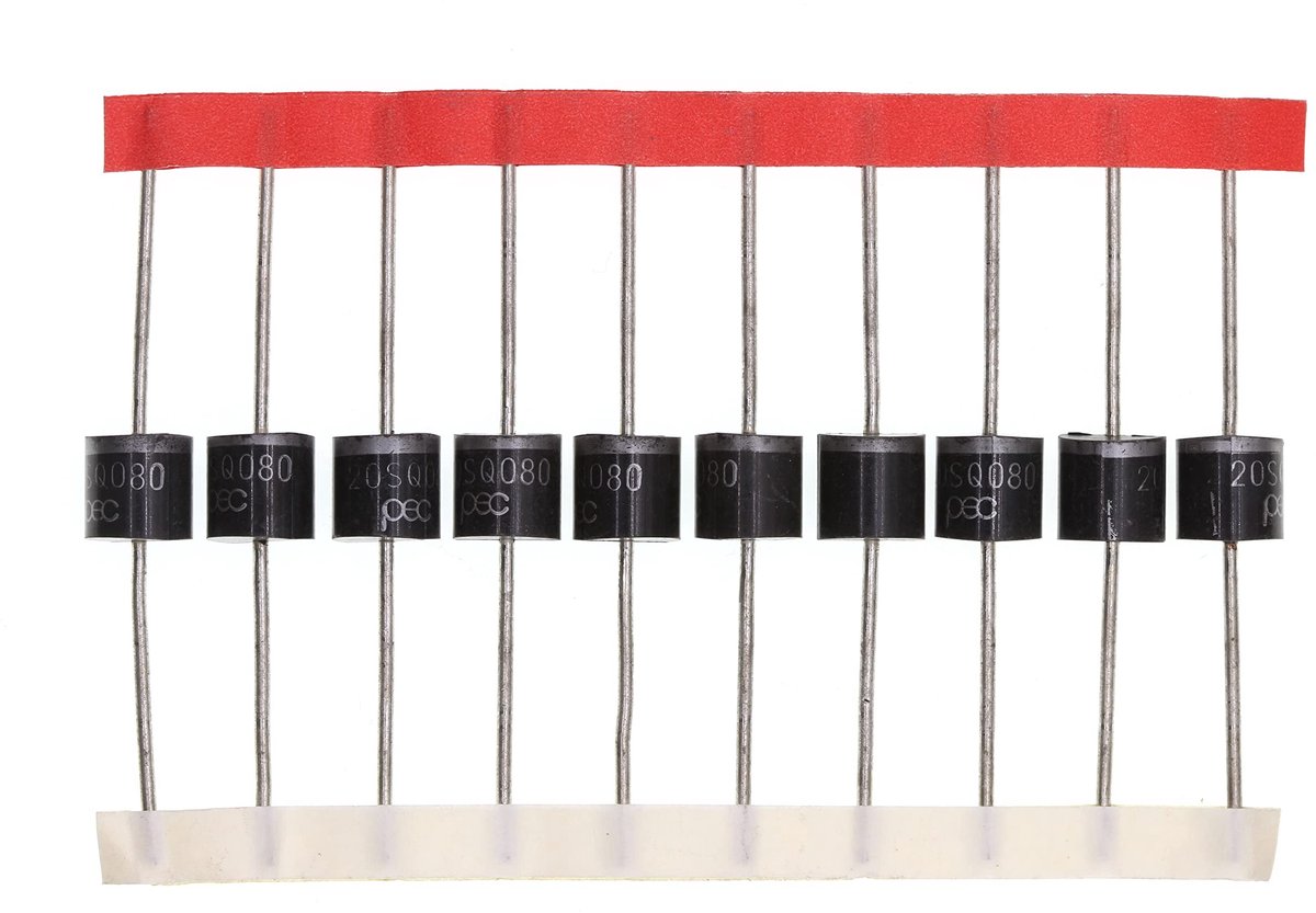 Solidchoice - 20 Schottky Diodes 20A 80V R-6