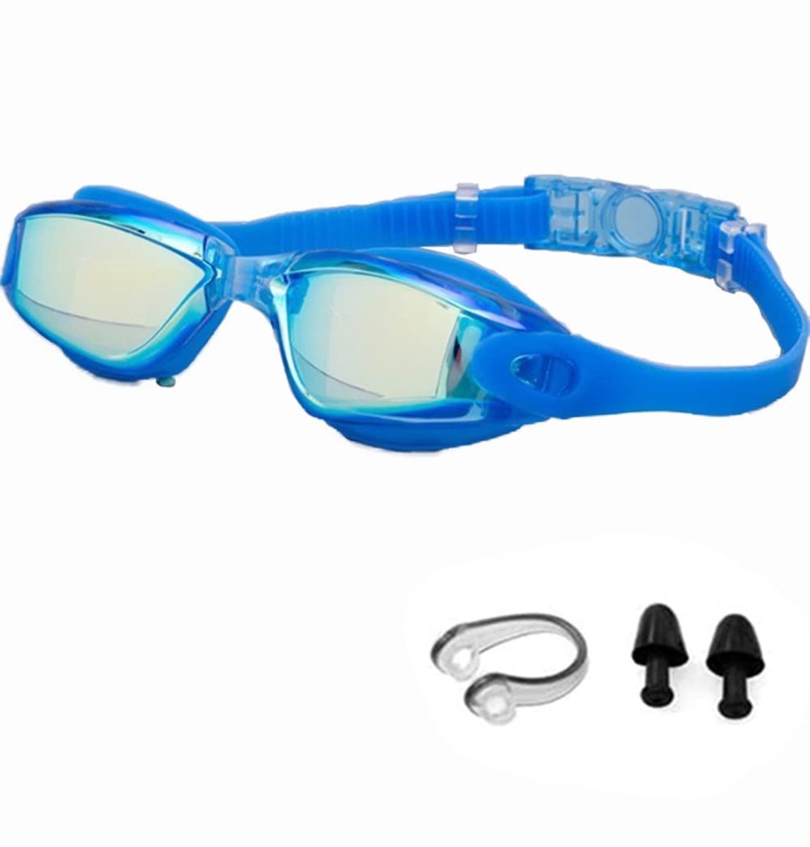 Solidchoice - Unisex Zwemgoggles met Anti-Vogelfunctie