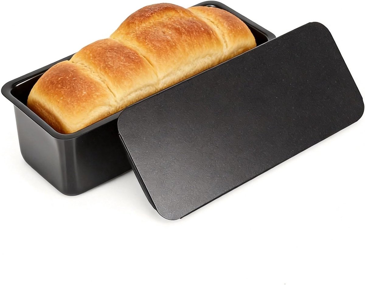 Broodbakvorm extra hoog 32 cm - koolstofstaal - keramische antiaanbaklaag - perfect toastbrood - ShopVlot
