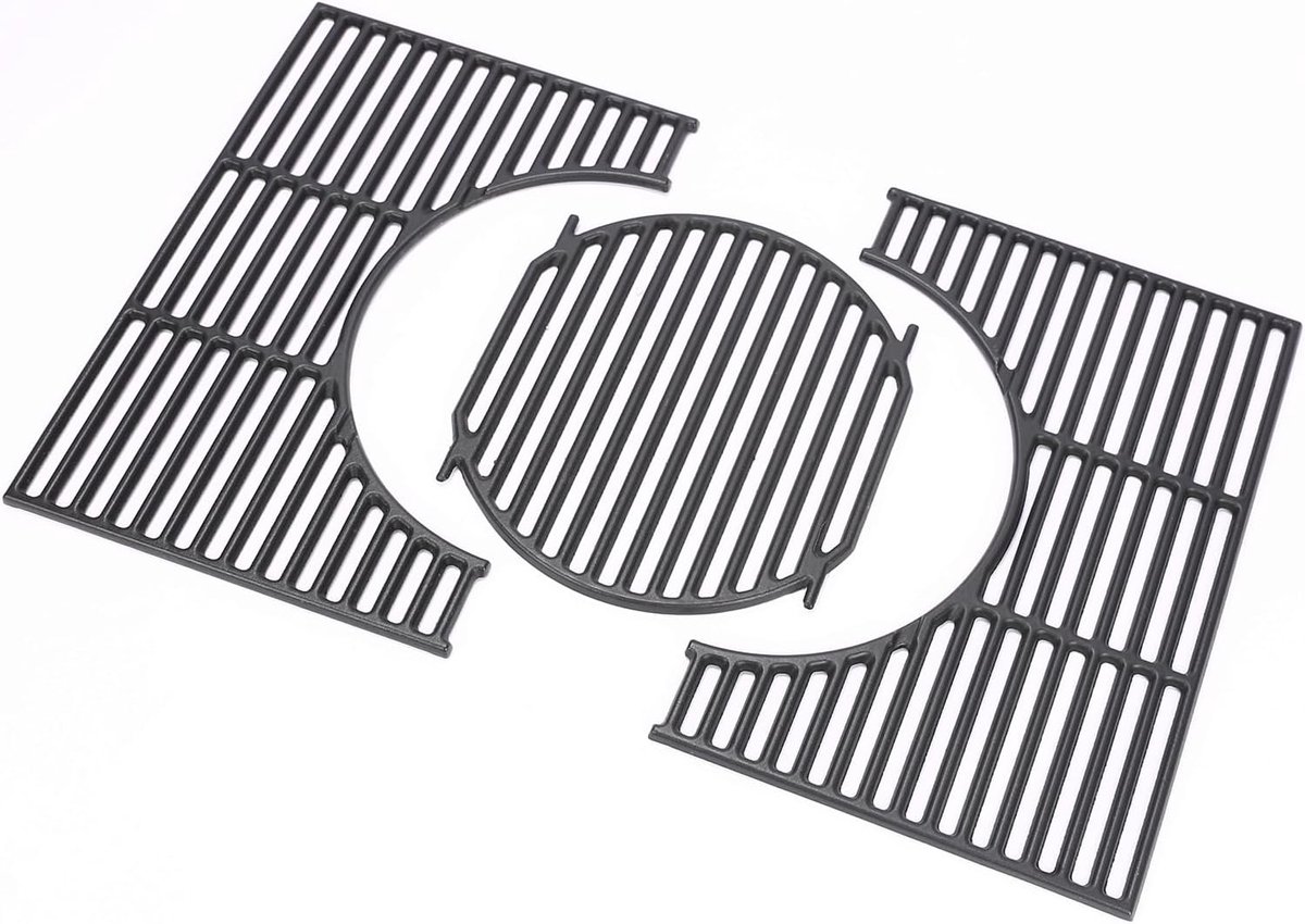 Grillrooster cast iron - vervangend voor Weber Spirit I & II E/S-310 320 330 - perfect voor gelijkmatige verhitting - ShopVlot