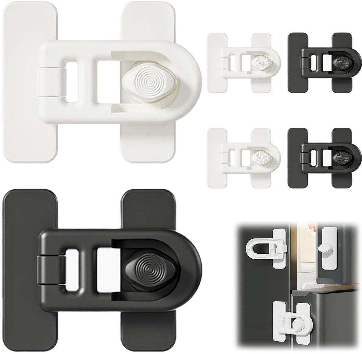 Solidchoice - 6 Stuks Kindveilige Koelkastslotset