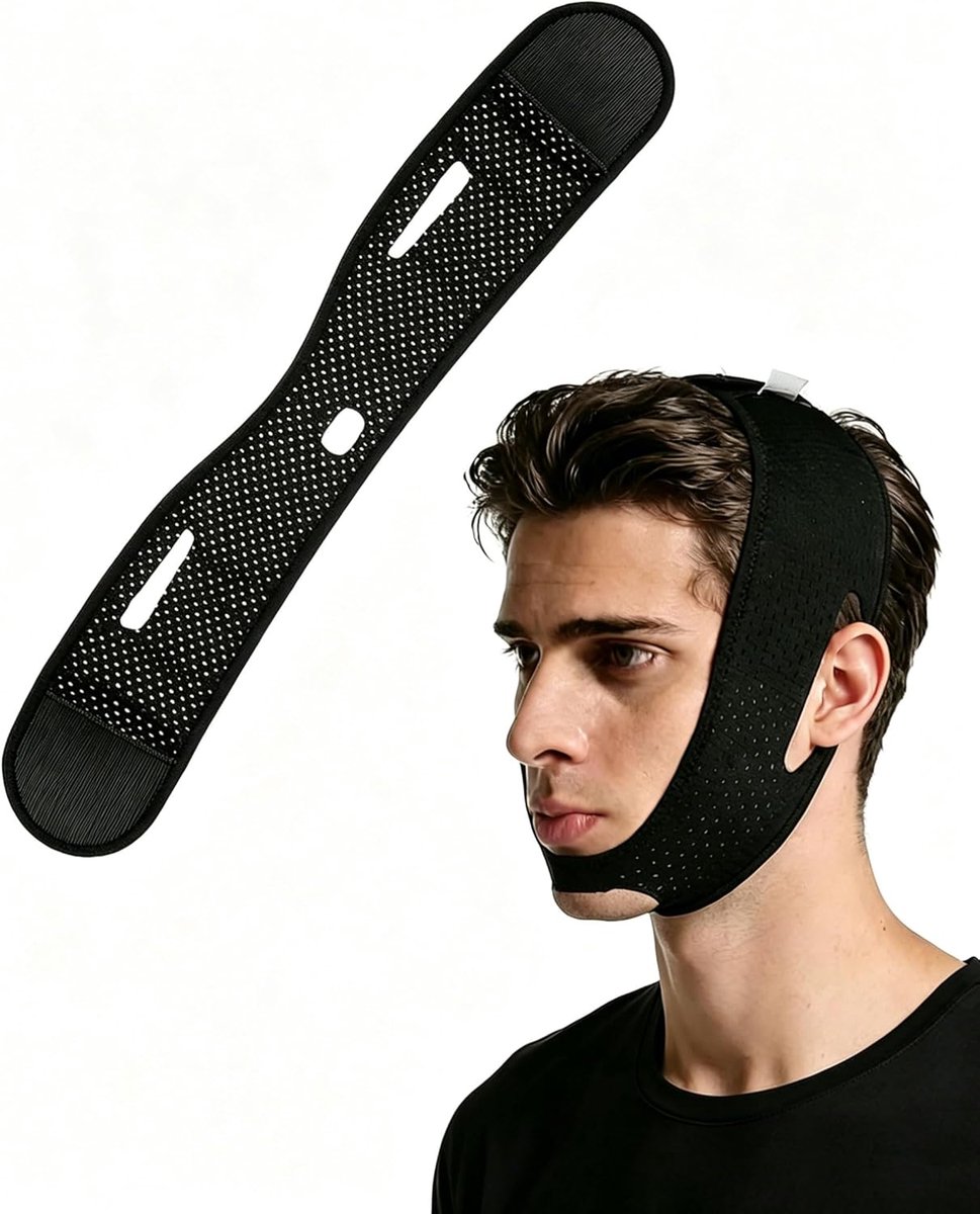 Dubbelkinn masker - herbruikbaar gezichtswrap - V-vormige kinband - liftend effect voor vrouwen en mannen - ShopVlot