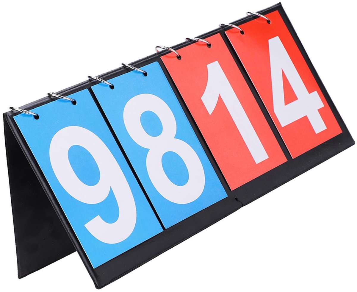 Solidchoice - Draagbaar Digit Flip Sport Scorebord voor Meerdere Sporten